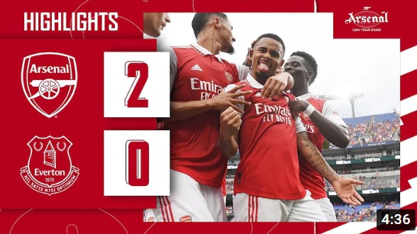 HIGHLIGHTS | Arsenal v Everton (2-0) | Gabriel Jesus, Bukayo Saka | Charm City Match