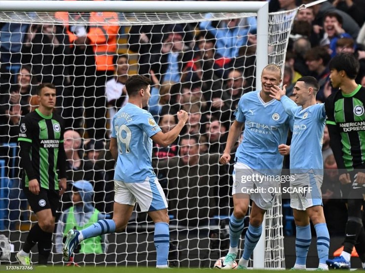 video Highlight : Man City 2 - 1 Brighton (Ngoại hạng Anh)